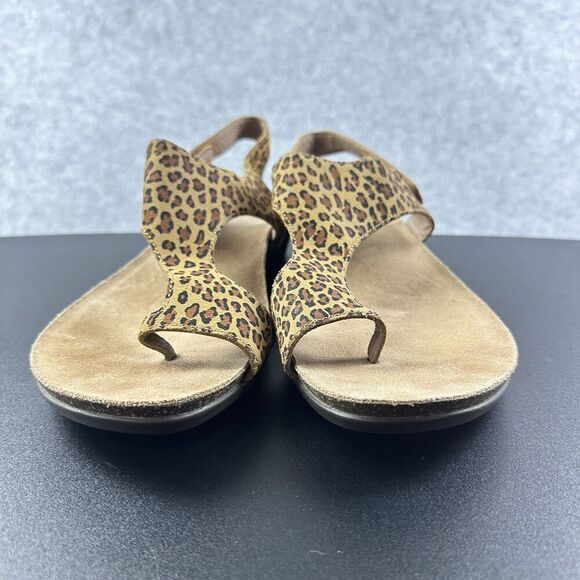 Dansko Reece Sandals Shoes Womens Size 41 EU Leopard Suede Leather 10.5-11 US* - Picture 3 of 15